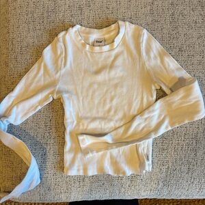 SOLD TNA Cream Long Sleeve Women's Top